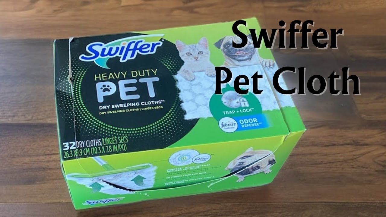 "PawProof Clean Swiffer Pet Cloth Floor Wipes, Your Solution for