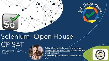 Selenium Openhouse - CPSAT - Handling Dynamic Web Tables