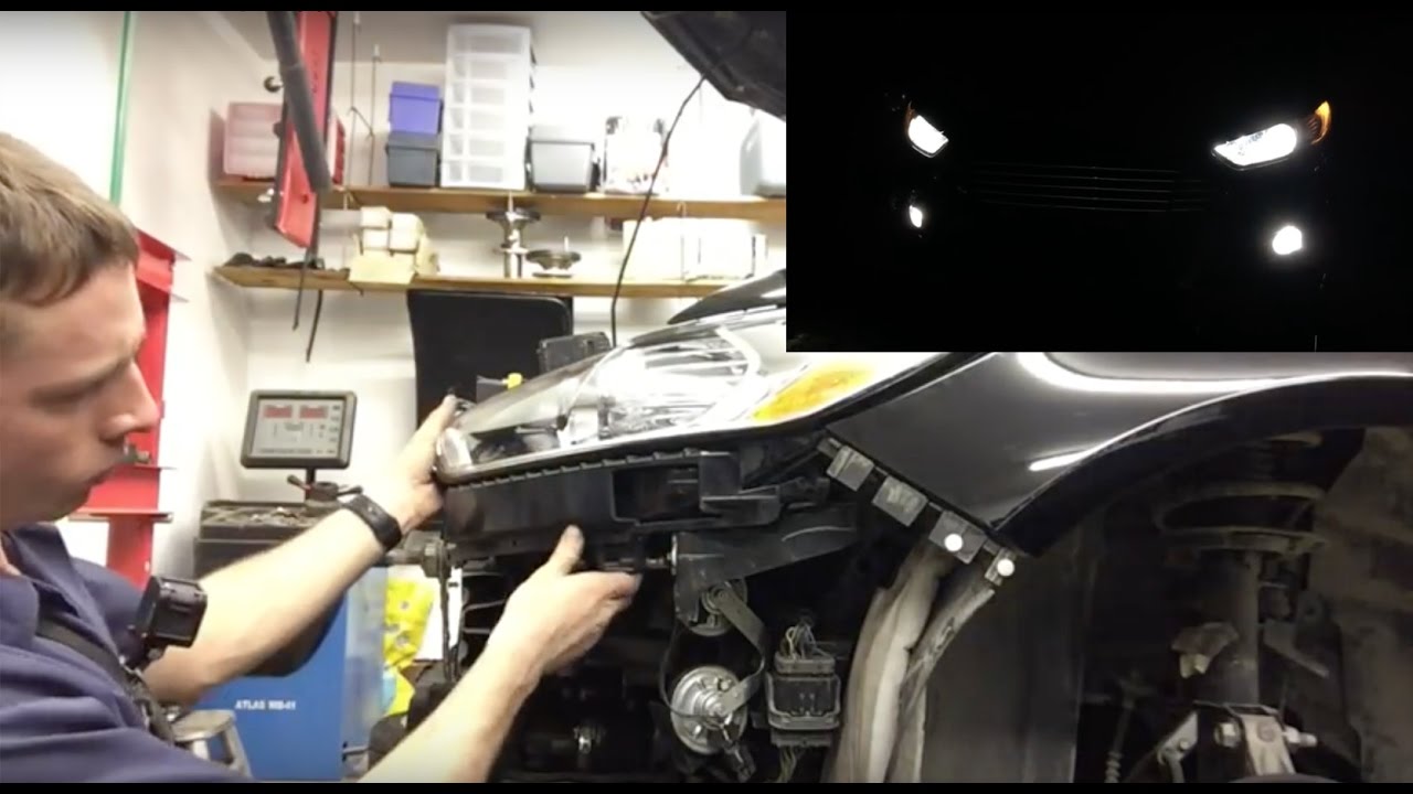 Ford Fusion LED Light Upgrade - YouTube