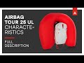 Arva TOUR 25 UL airbag | Discover its characteristics | Organized and accessible