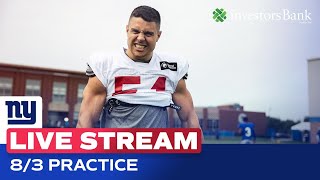 FIRST DAY OF PADS! | Giants Training Camp Report: Highlights & Analysis