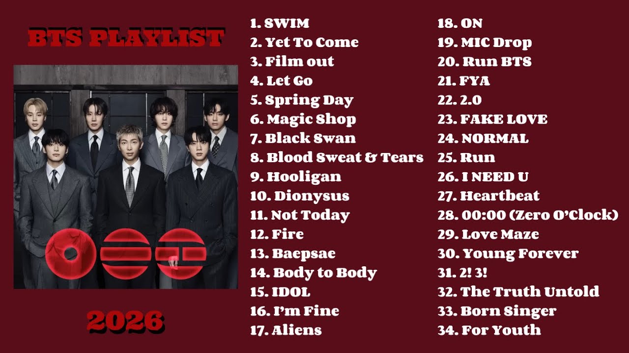 BTS PLAYLIST 2026 | 방탄소년단 노래 모음 