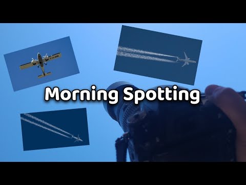 Morning Plane Spotting From My House!✈️📸