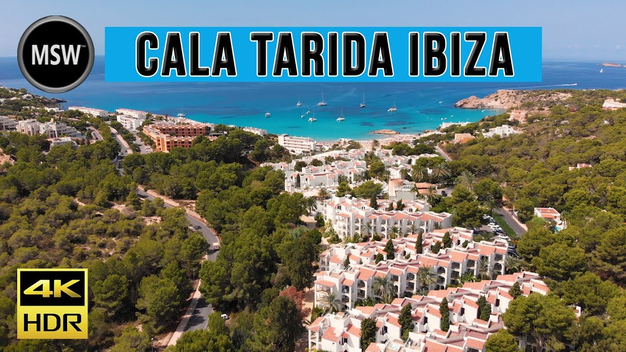 Cala Tarida Ibiza by Drone, The Mavic Air in 4k