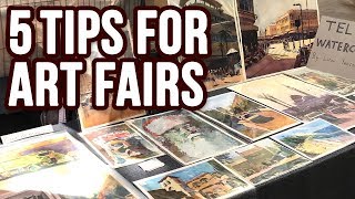 5 Tips to Sell MORE Paintings / Artwork in Art Fairs