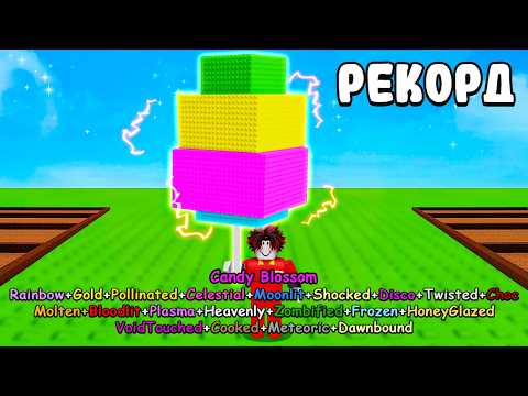 😱Я вырастил ВСЕ МУТАЦИИ на ГИГАНТСКОМ CANDY BLOSSOM в ВЫРАСТИ САД! Grow a Garden