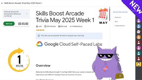 Skills Boost Arcade Trivia May 2025 Week 1 | #2025 | #|#qwiklabs |Solution