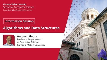 Information session on Carnegie Mellon University’s Introduction to Algorithms and Data Structures