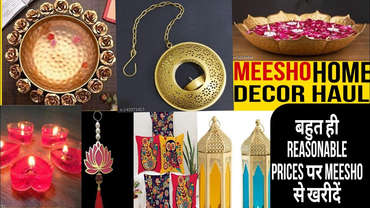 Meesho Diwali Home Decor Haul/ Meesho Haul/ Meesho Home Decor Haul