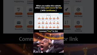 This website is secretly giving away Certification for free. #coding#programing