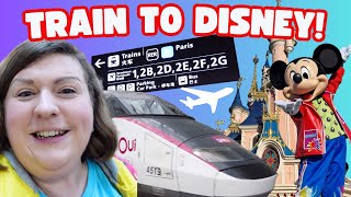 How To Get From Charles de Gaulle to Disneyland Paris by High Speed Train! Walkthrough