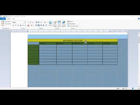 Video: Cómo Hacer Una Tabla En WordPad