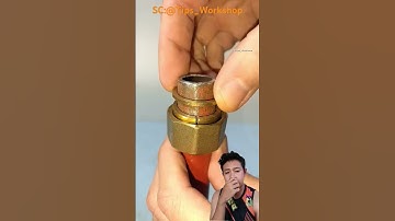 how to install a ball valve on a pipe without threads | DIY plumbing basics #shorts #tips #diy