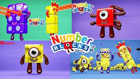 NUMBERBLOCKS Quadparison Part 71 | 3D Blender Lab