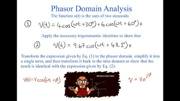 Function υ(t) is the sum of two sinusoids apply the necessary trigonometric identities - AC Analysis