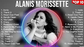 Alanis Morissette Greatest Hits 2023   Pop Music Mix   Top 10 Hits Of All Time