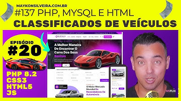 Episódio 20 - Como Criar um Classificados de Veículos em PHP 8.2 Front-end e Back-end