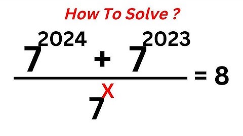 Solving A Nice Math Problem (X = ?) | Quick Trick