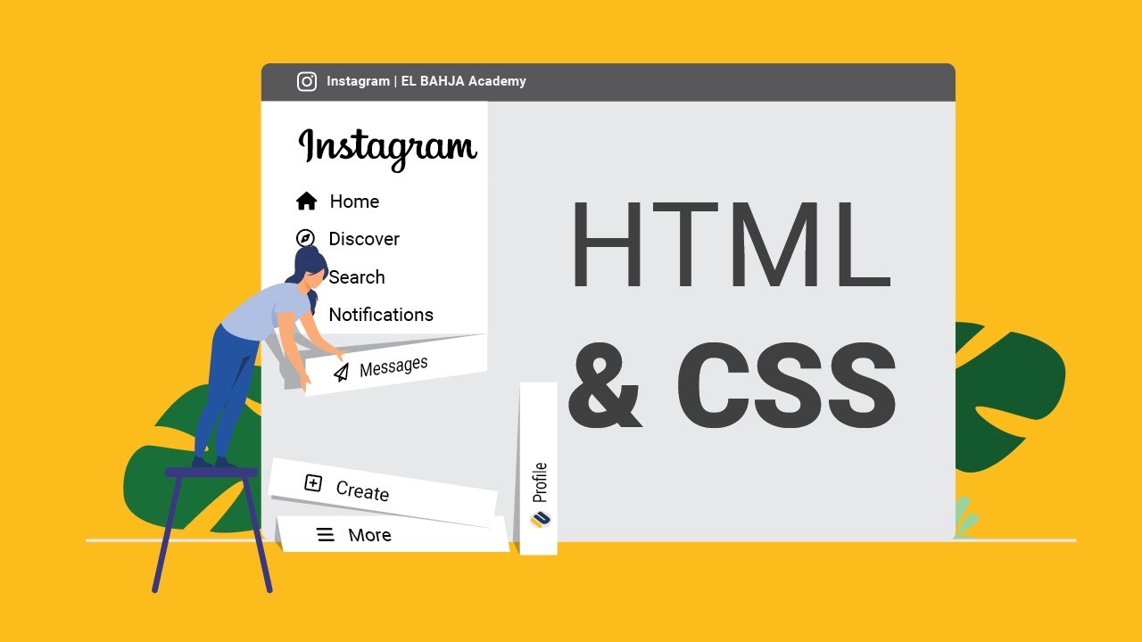 Instagram Menu : HTML & CSS (Arabic) - YouTube