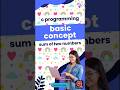 #trending #shorts  Sum of Two Numbers in C Programming | C Language Tutorial for Beginners