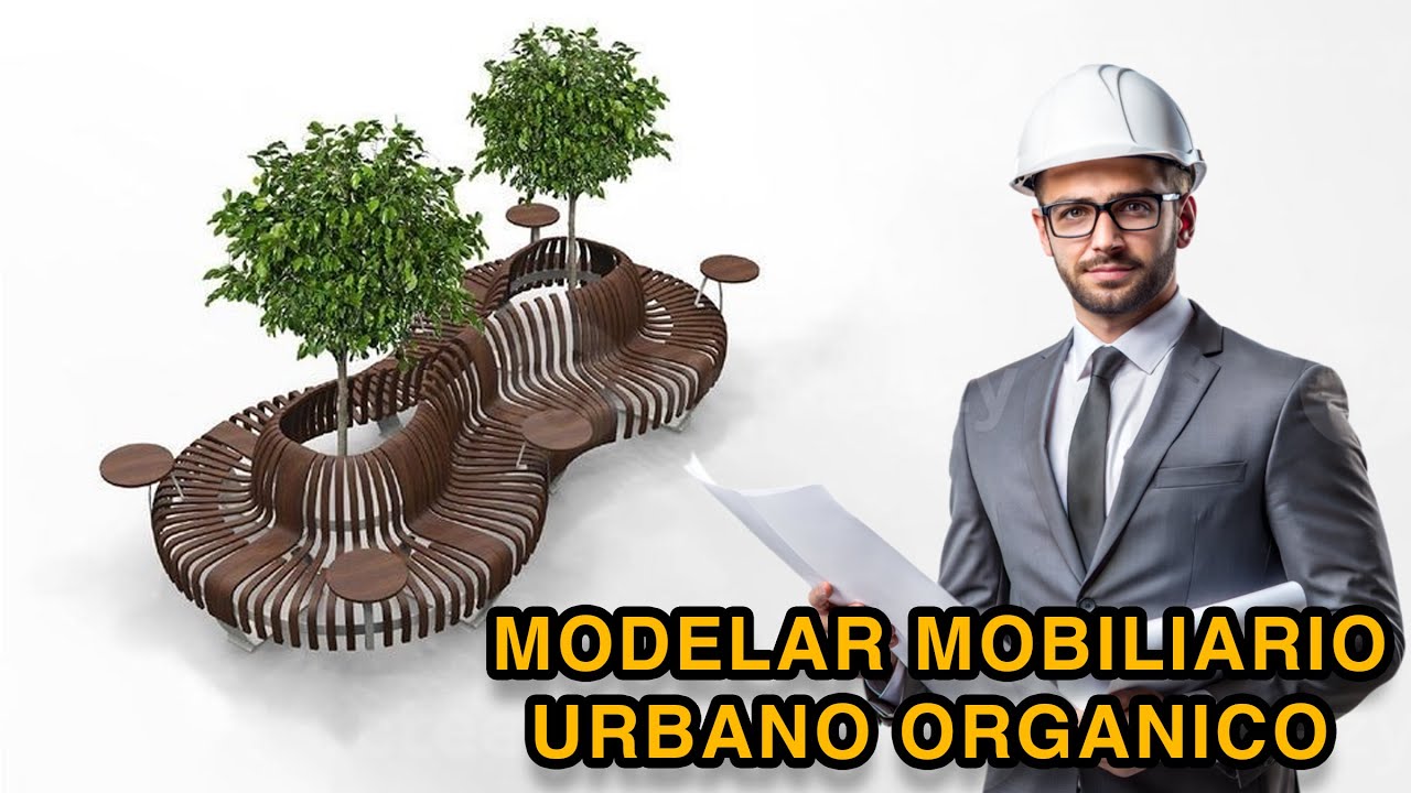 🟧Modelar tu "MOBILIARIO 3D ORGANICO" con ARCHICAD 28 💚 