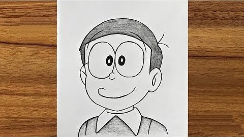 How to draw Nobita from Doraemon || Easy drawing ideas for beginners