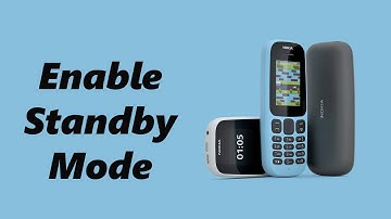 How To Enable Always ON Display (Standby Mode) On Nokia Phones - Nokia 105, 106, 225, 3310, 110