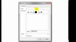 How-to : Add New (Permanent) Channel For Your Mumble Server