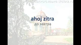 Чешский язык. Фразы Прощания Чешский язык. Фразы Прощания