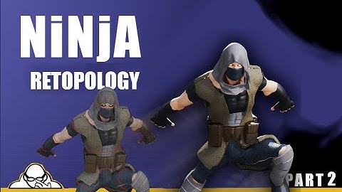 Ninja Retopology Blender 2.9 Part Two Step By Step narrated