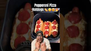 Pepperoni Pizza Hotdogs ? #shorts #food #foodie #viral #relatable
