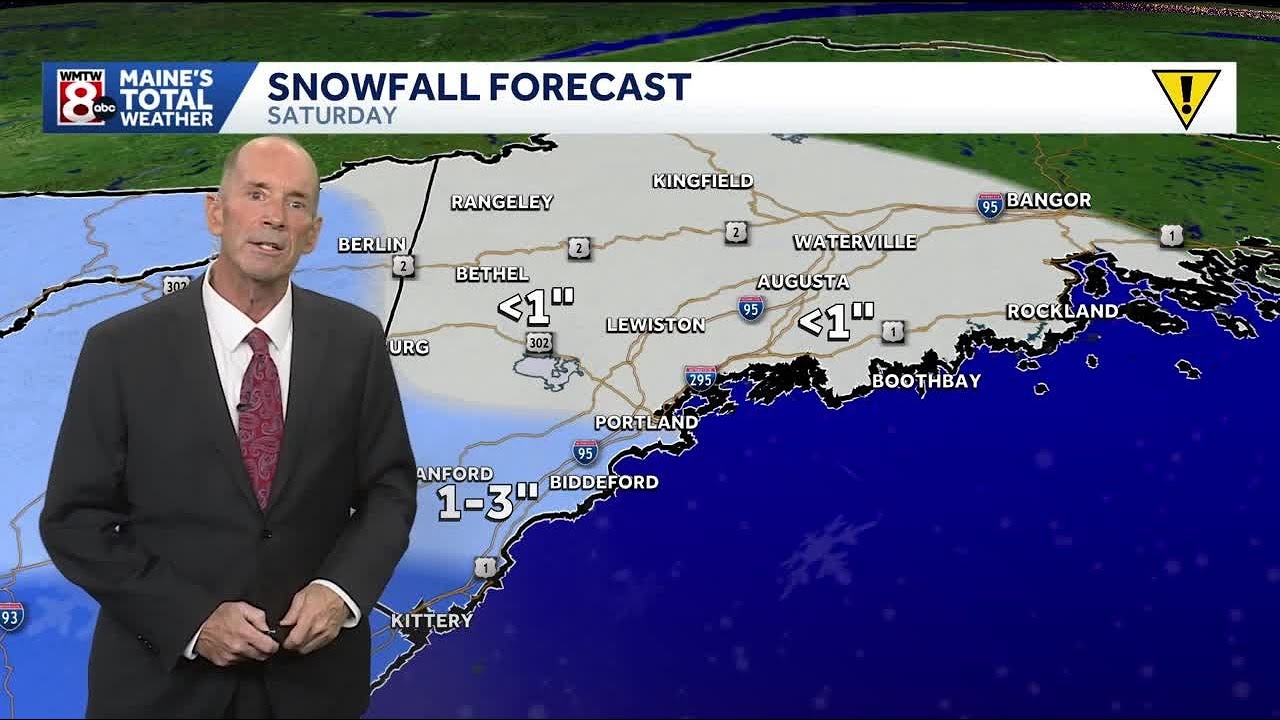 Light snow to start the weekend; icy winds to finish - YouTube