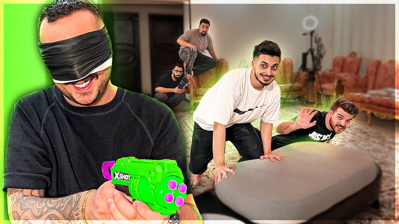 سام صابری باید با چشم بسته به ما شلیک کنه 😂