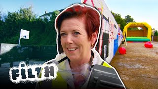 Germaphobes Completely Transform Basketball Court! | Obsessive Compulsive Cleaners | Episode 4