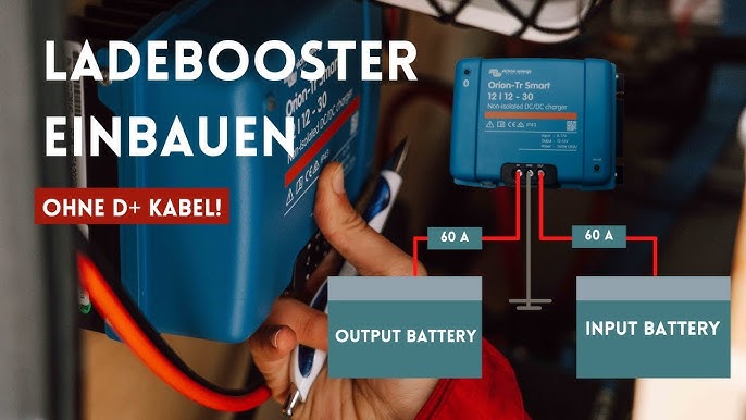 Zweite Batterie nachrüsten in einem VW T5, T6 und T6.1 - Plug and Play mit  Ladebooster CAR-ELECTRIC 