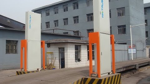 Portal Radiation Monitor system for Trucks, Rail