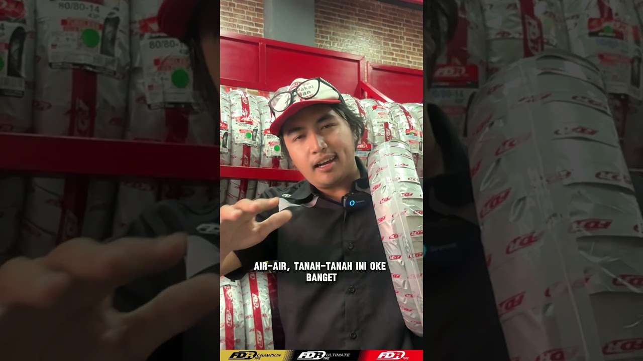 Ban FDR Genzi Ban motor dengan karakter tajam dan tegas dirancang untuk gaya mengemudi yang lincah