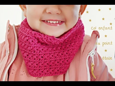 Snood Enfant Écharpe Tube Enfant Tour de Cou Enfant Fille Garçon