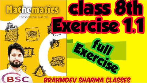 Ncert math | class 8 exercise 1.1 | properties of rational number | @BrahmdevSharmaClasses
