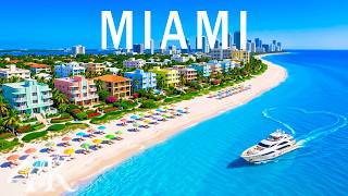 Miami, Florida 🇺🇸 4K Drone Footage | South Beach & Stunning Ocean Paradise