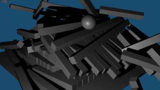 Blender 3d progressive building destruction screenshot 3