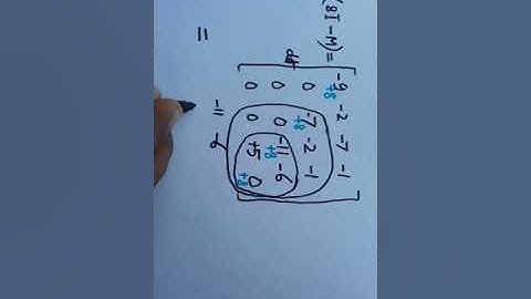 IIT JAM 2020 MATH Q.No.58 Matrix( Determinant and its properties)
