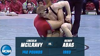 Lincoln McIlravy vs. Gerry Abas: 1993 NCAA title match at 142 pounds