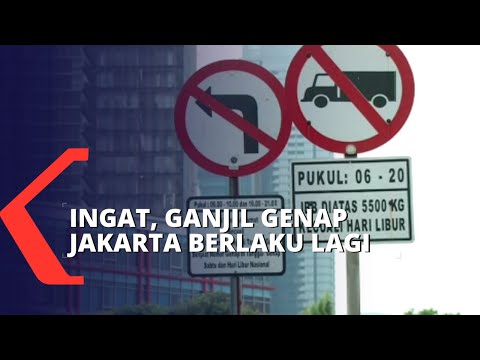 Aturan Ganjil Genap Kembali Berlaku Lagi di Jakarta