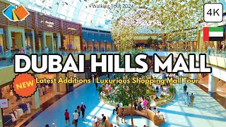 Dubai Hills Mall 🛍 Newest \& Popular Luxury Shopping Destination in Dubai! | 4K Walking Tour 🇦🇪