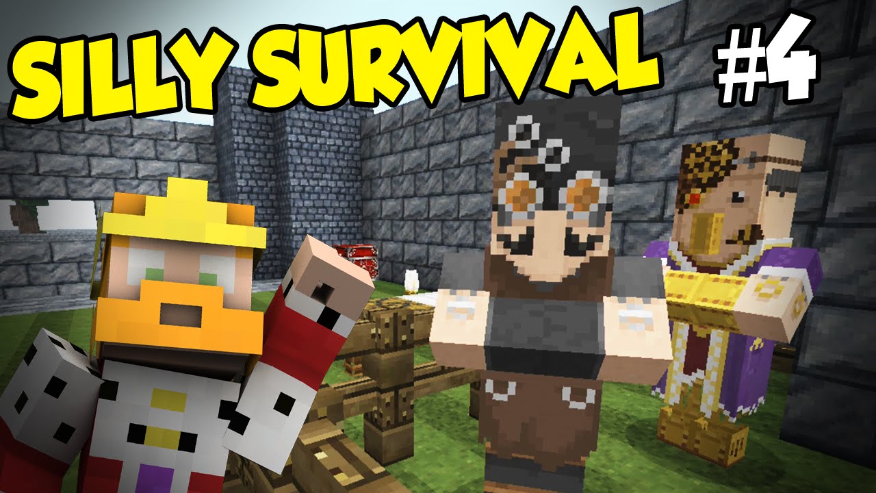 Minecraft Xbox: Silly Survival [4] Villager Protection Program - YouTube