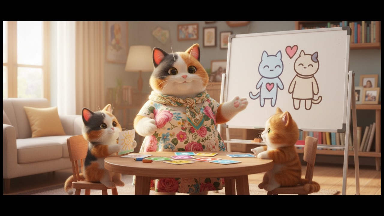 An emotional family workshop for the mother cat's family: A heart-melting day