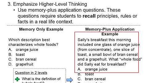 3.13 Constructing multiple choice questions