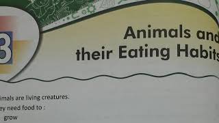 Class-3 Science chapter-3 Animals and their Eating Habits