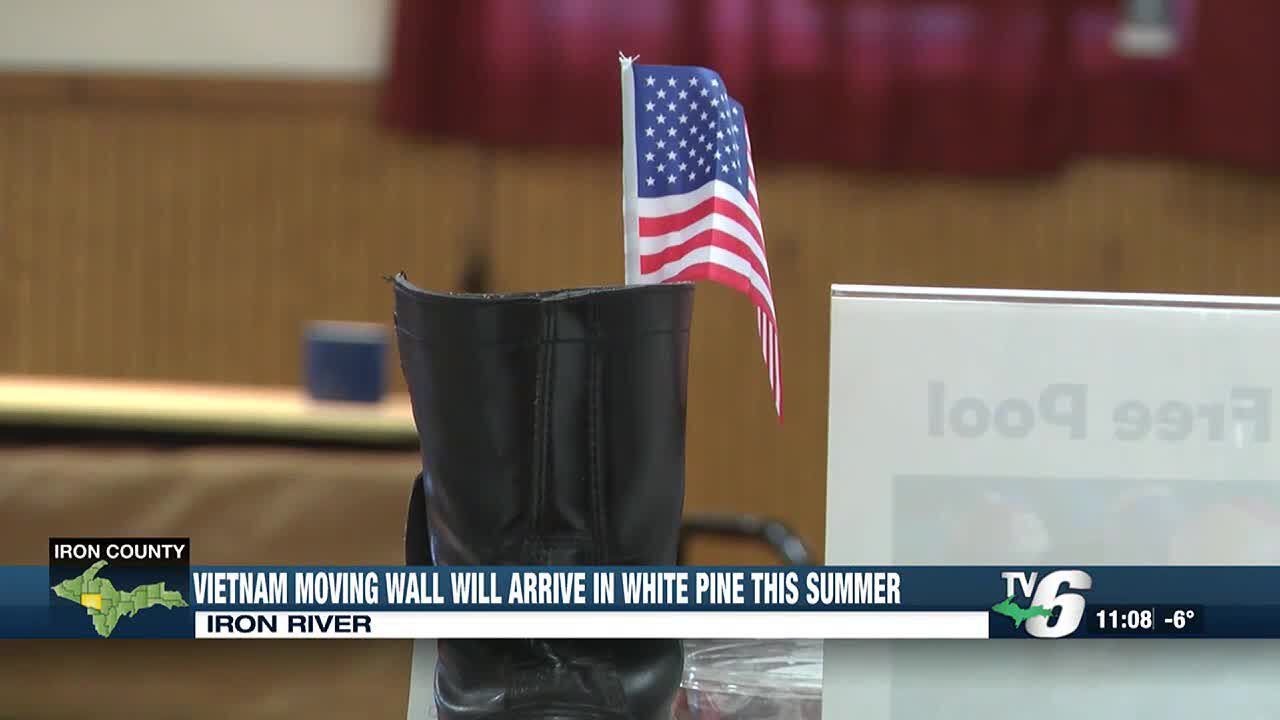 White Pine American Legion receives check for Vietnam Moving Wall Memorial